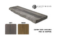 Driftwood Grey Live Edge Rustic Shelf - Handmade Wooden Wall Shelf, Farmhouse Decor, Floating Shelf for Home Organization